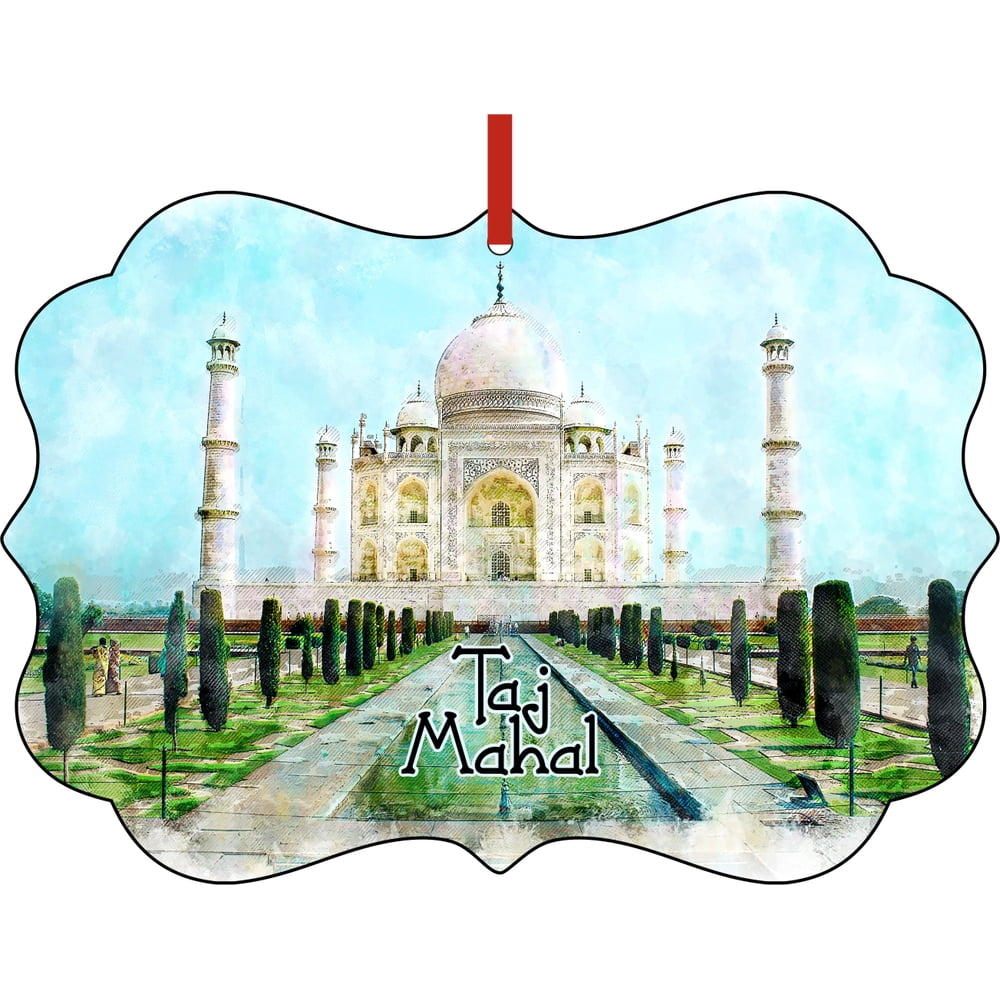 Christmas Ornaments Travel Taj Mahal India Ornament Christmas DÃ©cor