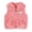 Pink, variant on Liyamei Baby Bear Fleece Zip Up Vest for Winter Warm Sleeveless Outerwear Size 18-24 Months