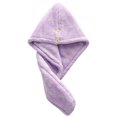 thumbnail image 1 of Gorro de toalla para el cabello, gorro grueso de secado rápido para mujeres, turbante absorbente de secado rápido para el cabello, 1 of 5