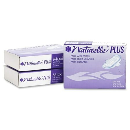 RMC Naturelle Sanitary Napkins - Protective Wings - 250 / Carton -