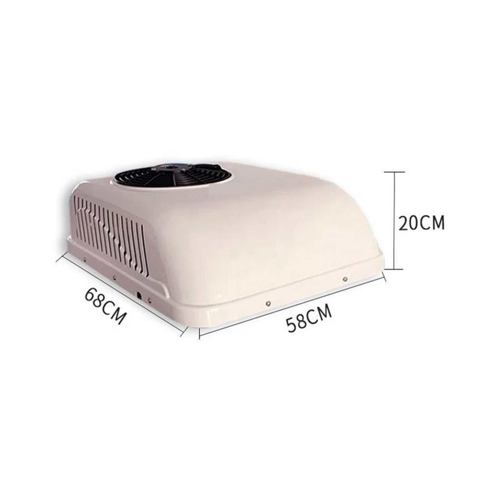 Ventilateur Climatiseur 12V Pour Camion, Caravane Ou Bus - 22525 BTU/h, écran LCD Et Réglage Manuel - Neuf
