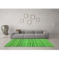 thumbnail image 3 of Ahgly Company Indoor Round Abstract Green Modern Area Rugs, 7' Round, 3 of 4