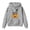 AB72 Grey, variant on Tisuna Halloween Hoodies For Teen Girls Pumpkin Print Long Sleeve Hooded Tops Kids Breathable Theme Party Daily Hoody Clothes Size 4-5 Years Black