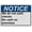 Warning Sign 1, variant on Weatherproof Horizontal ANSI Payment Policies Sign (We are not Medicare, Medicaid or HMO providers) 8 in" x 12 in" UV Resistant Indoor Outdoor Workplace Insdustrial Caution Danger Warning SIgn