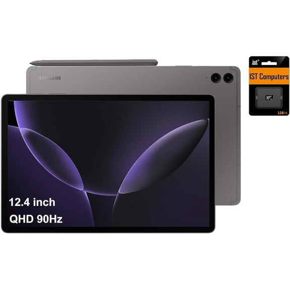 Samsung Galaxy Tab S9 FE  SM-X610 Rugged Tablet, 12.4" WQXGA, Samsung Exynos 1380 (5 nm) Octa-core, 8 GB, 128 GB Storage, Gray