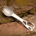 thumbnail image 6 of Deyuer Camping Spork Heat-resistant Anti-scalding Comfortable Grip Stainless Steel 5 in 1 Picnic Camping Spork for Camping,Stainless Steel, 6 of 7