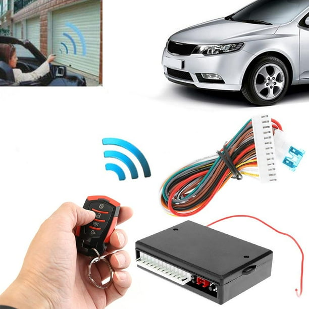 Kit de bloqueo del sistema de alarma de entrada sin llave de la cerradura de la puerta central remota del coche 405 / T111 Tmvgtek Autopartes