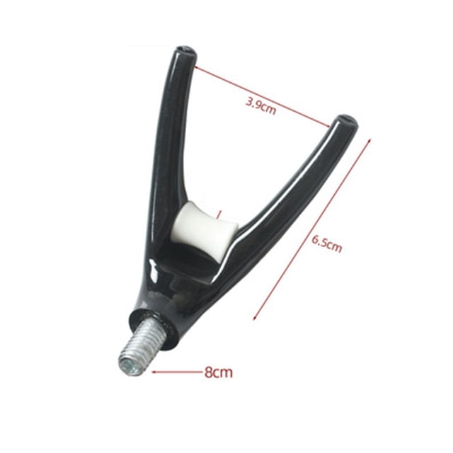 Fishing Rod Rest Head Front Fork Rods Rack V Holder Carp Pole Rest Butt Support Silica Gel Grippers Night Light Pole Holder Head