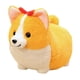 thumbnail image 3 of Juguete de peluche de perro Akita, regalos del Día de San Valentín para niños, cojín de felpa de simulación, muñecas para mascotas, modelo Shiba Inu , corbata de moño Hugo Muñeco de peluche, 3 of 9