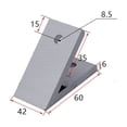 thumbnail image 1 of 45 Degree Corner Angle Bracket Connection Joint Fastener for Aluminum Profile 4545, 1 of 6