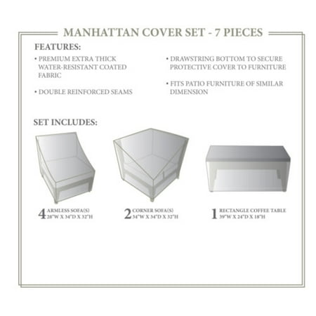 Tk Classics Manhattan Winter 7 Piece Cover Set Com Tk Classics Manhattan Winter 7 Piece Cover Set