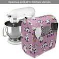 thumbnail image 2 of Animal Art Stand Mixer Cover, Panda Bears Playing with Bamboo Sleeping and Loving Each Other, Kitchen Appliance Organizer Bag Cover with Pockets, 5 Quarts, Pale Pink Multicolor, by Ambesonne, 2 of 4