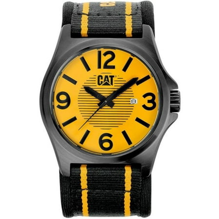 Men's Caterpillar CAT Black Plated Case Watch PK16161731