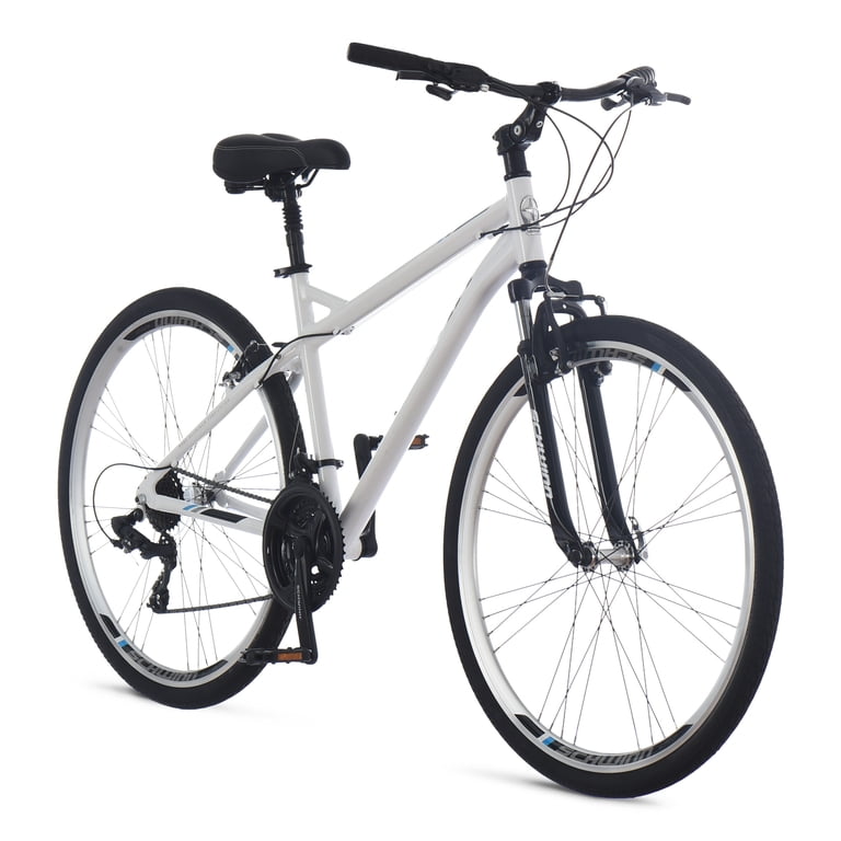 Schwinn Network 3.0 Hybrid Bike, 700c Wheel, 21 Speed, White