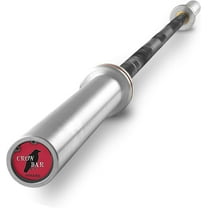 XMark CROWBAR Weight Bar, 7' Olympic Barbell, Strength Training Bar, Use with 2" Olympic Weight Plates, Perfect for Home