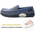 thumbnail image 2 of Ravelier Men's Liam Jersey Knit Moc Slipper, 2 of 7