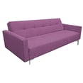 thumbnail image 3 of Sofa Cama Reclinable El Bazar Store Paris Lino Rosa Futón 3 posiciones Brazos movibles Sala, 3 of 8