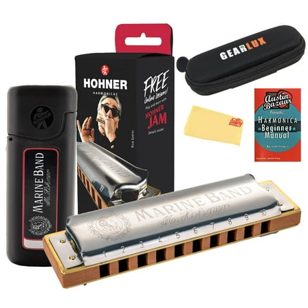 Hohner Marine Band 1896 Harmonica - Key of E Flat w/ Pouch
