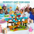 thumbnail image 3 of JIXIn 3in1 Marble Runs for Kids 4-8/Building Blocks Compatible with LEGO DUPLOS for Age 2-5/Marble Run for Kids Ages 3-5 STEM Toy Set with 164 Pcs Classic Big Block/Gift, 3 of 8