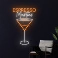 thumbnail image 2 of Handmadetneonsign Espresso Martini Neon Sign, Espresso Martini Wall Art, Martini Cocktail Wall Decor, 2 of 5