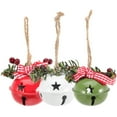 thumbnail image 1 of Miangastore Jingle Bell Props Green Iron 3Pcs 5.9x1.9in, 1 of 9