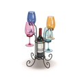 thumbnail image 1 of Picnic Plus PSU-686 Waterfall Wine Glass Bottle & Glass Caddy - Black, 1 of 1