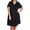 Black, variant on Women's Shadowline 36275X Plus Beloved Gown (Blue 1X)