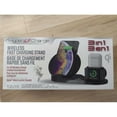 thumbnail image 1 of Tzumi 7074 Station de Recharge Rapide Sans Fil Qi 3-en-1, Noir, 1 of 1