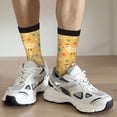 thumbnail image 6 of Sigee Flowe Chicken for Contrast Design Soft Moisture-Wicking Socks Crew Casual Athletic Stretchy Loose Middle Tube Socks, 6 of 6