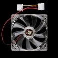 thumbnail image 4 of New Arrival Quad 4 LED Light 120mm PC Computer Case Cooling Fan Mod Easy Installed Fan 12V, 4 of 7
