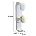 thumbnail image 3 of LCXmlly Non-marking Adhesive Washbasin Hook Washbasin Storage Hanger Bathroom Kitchen Wall Sticky Hook Punch Free Installation Wall Mounted Basin Rack, 3 of 8