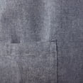 thumbnail image 2 of 28" x 28" Navy Gray Chambray Pantry Modern Style Apron, 2 of 3