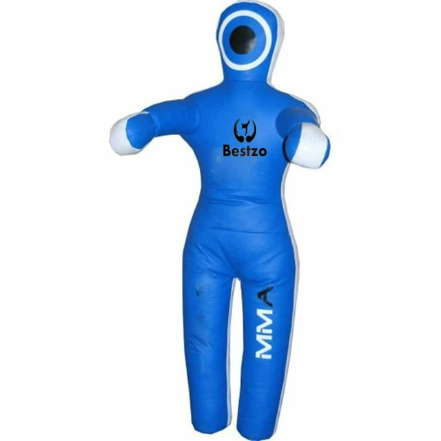 Bestzo MMA Arts Martiaux Brésilien Factice Mains sur le devant Position Debout Bleu - Non Rempli
