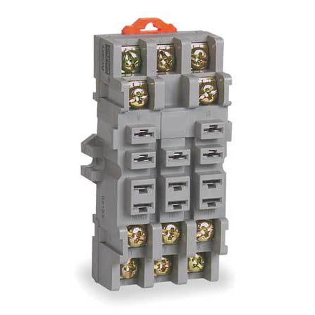 Relay Socket,Standard,Square,11 Pin DAYTON 5X853