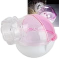 thumbnail image 4 of Rueda de ejercicio para hámster de 13 cm, juguete de plástico para mascotas pequeñas, juguete para correr (rosa), 4 of 14