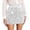 White, variant on QHFBli Women Mini Plaid Skirts Tweed High Waist Bodycon Pencil Hem Fall Winter Dressy Outfits Shorts