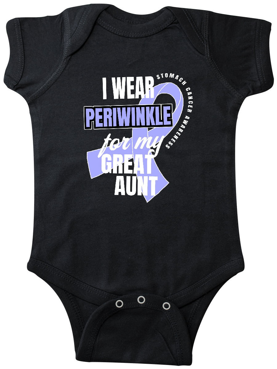 inktastic I Wear Periwinkle for My Aunty Stomach Cancer Awareness Baby T-Shirt 