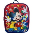 thumbnail image 3 of Mickey Mouse Toddle Boy 12 Inch Mini Backpack Red-Blue, 3 of 4