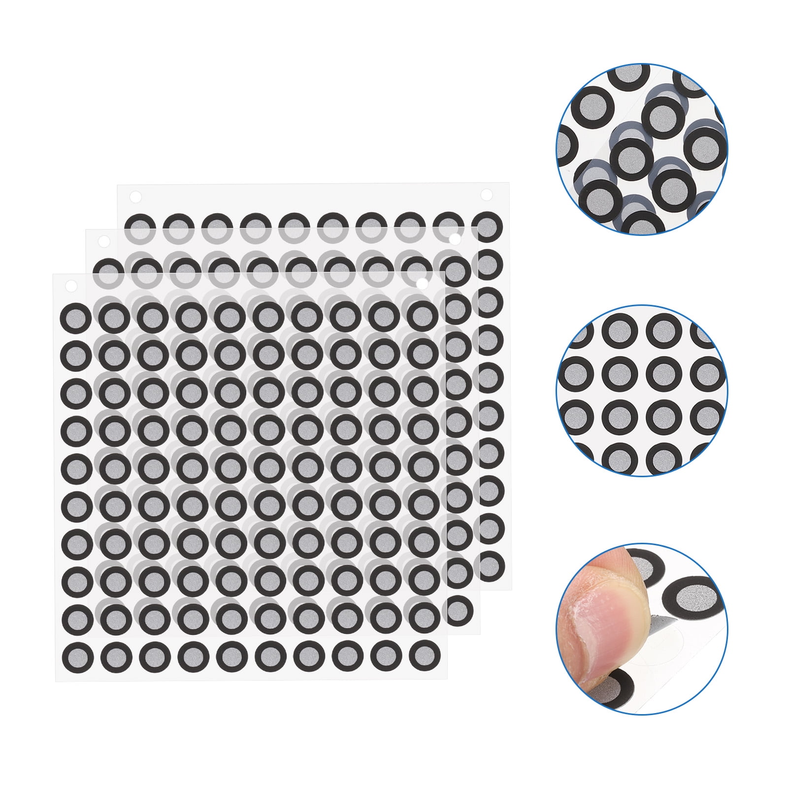 Uxcell 1500Pcs 3D Scanner Markers 6mm for 3D Scanner, 3D Tracking Dots Reference Point Markers, 3D Target, Diffuse Reflection Markers for 3D Scanner and Optical Tracking