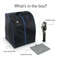 thumbnail image 7 of SereneLife Compact & Portable Sauna - Personal In-Home Detox Spa Steam Therapy Heated Sauna, 7 of 7