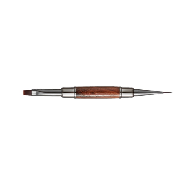 Dual-Ended Wooden Nail Art Pen for Drawing Building and Shaping - Multi-Functional Nail Brush Tool Professional Nail Art Accessories Natural Wood Material Easy Clean