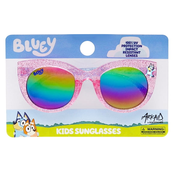 Bluey Girl's Kids Cateye Sunglasses Pink Glitter