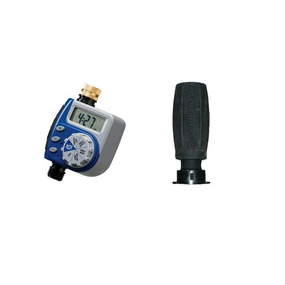 Orbit Single Dial 1-Outlet Hose Timer and 3-in-1 Drip Faucet Adapter