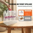 thumbnail image 4 of VEVOR Acrylic Raffle Drum, Professional Raffle Ticket Spinning Cage with 2 Keys, Transparent Lottery Spinning Drawing, Holds 2500 Tickets or 100 Raffle Balls,Raffle Ticket Box for Lottery Games Bingo, 4 of 9
