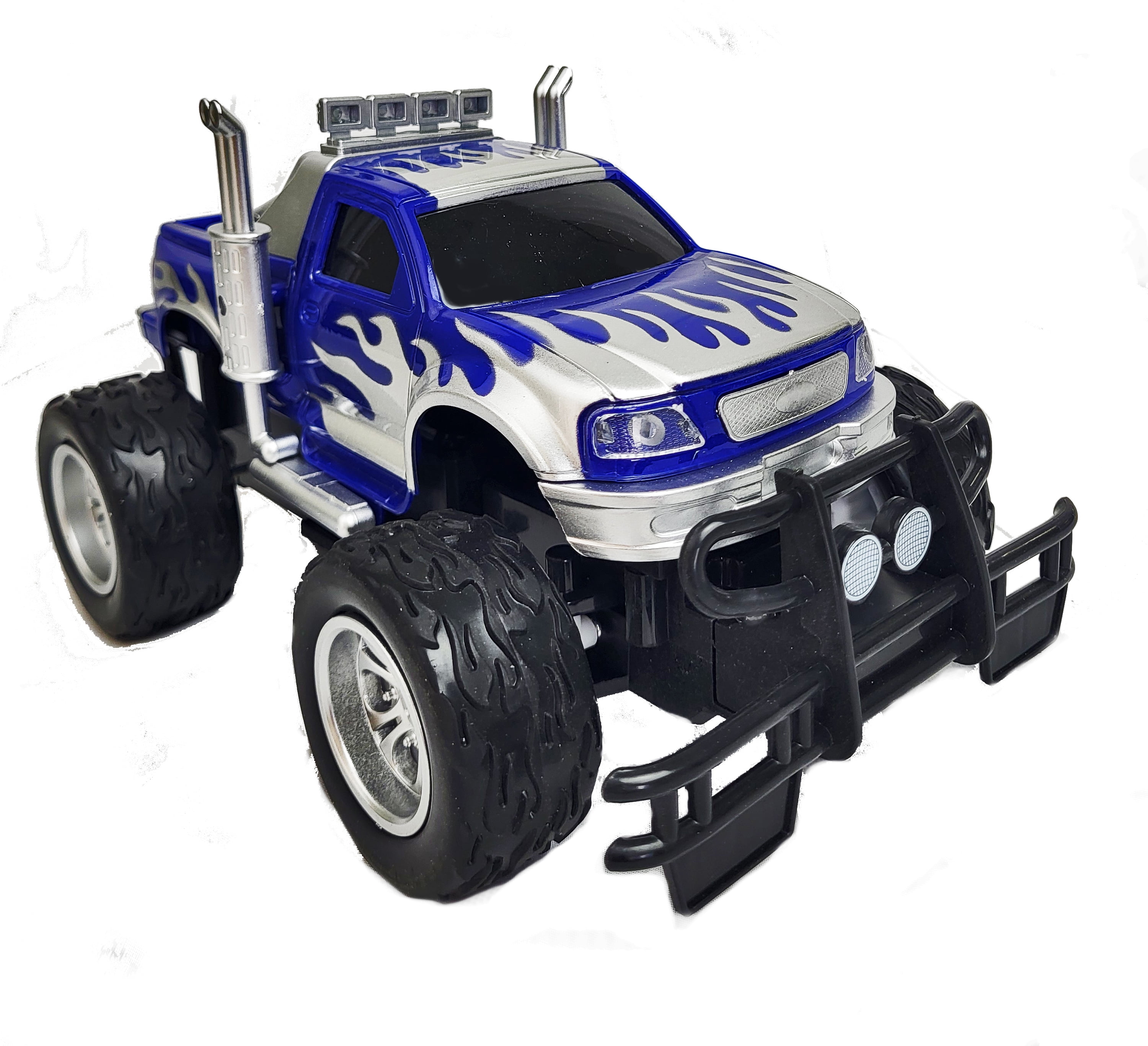 BLUE BLOCK Remote Control Full Function Extreme Flame Monster Truck