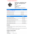 thumbnail image 2 of Fuel Tank Cap - Compatible with 1982 - 1988, 1990 - 1999 Chrysler Town & Country - Gates, 2 of 2