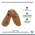 thumbnail image 5 of Isotoner  Recycled Microsuede Liam Closed Back Slipper (Men), 5 of 5