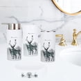 thumbnail image 3 of 4Pcs Bhroom Accessories Set Toothbrush Holder Toothbrush Cup for Restroom Deer, 3 of 8
