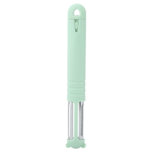 Cuchillo de cocina multifuncional de acero inoxidable 3 en 1 para pelar frutas y verduras