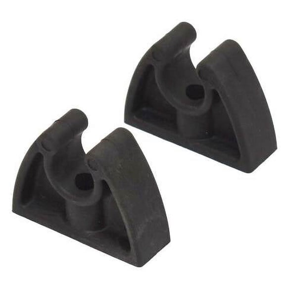 Perko Boat Pole Storage Clips 403500 | 3/4 Inch Rubber (Pair)